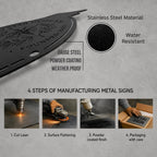 Cactus Metal Wall Art, Desert Botanical Sign, Southwestern Flora Decor